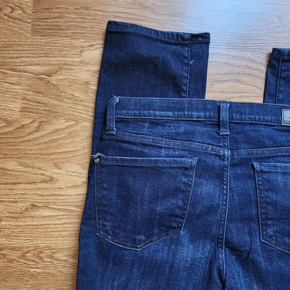 DKNY Jeans Womens Juniors Size 4 Dark Wash Blue Mid-Rise Skinny Leg - Picture 6 of 10